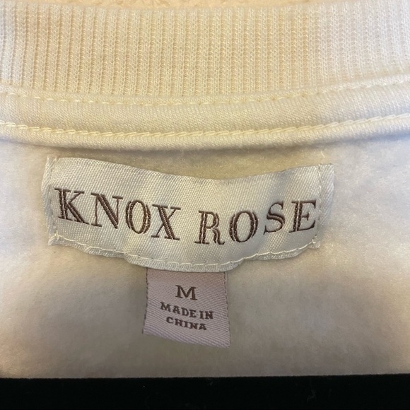 Knox Rose Tie Dye lightweight pullover bishop sleeves Sweatshirt.  Size M  NWOT - Picture 5 of 6